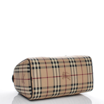 Burberry Haymarket Check Small Chester Bowling Bag Chocolate 4 of 7