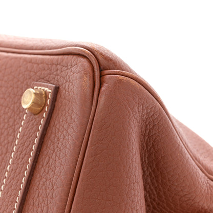 Hermes Taurillon Clemence BIRKIN 35 Gold 12 of 13