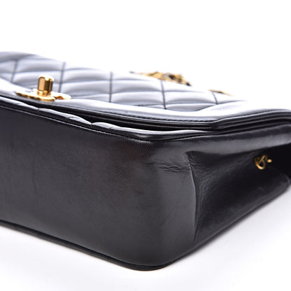 Chanel Lambskin Quilted Small Single Flap Bag Black 9 of 14