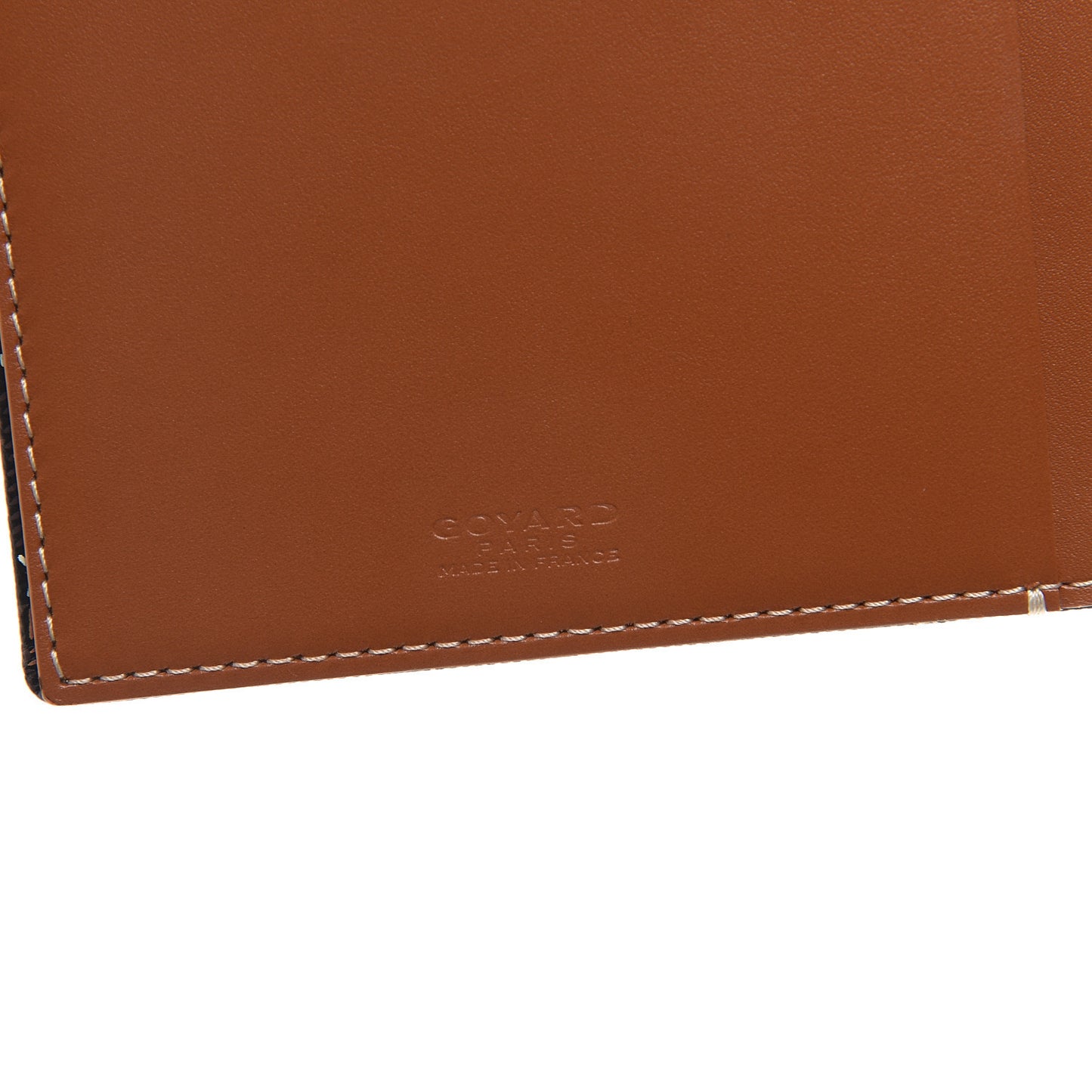 Goyardine Agenda Cover Black Gold