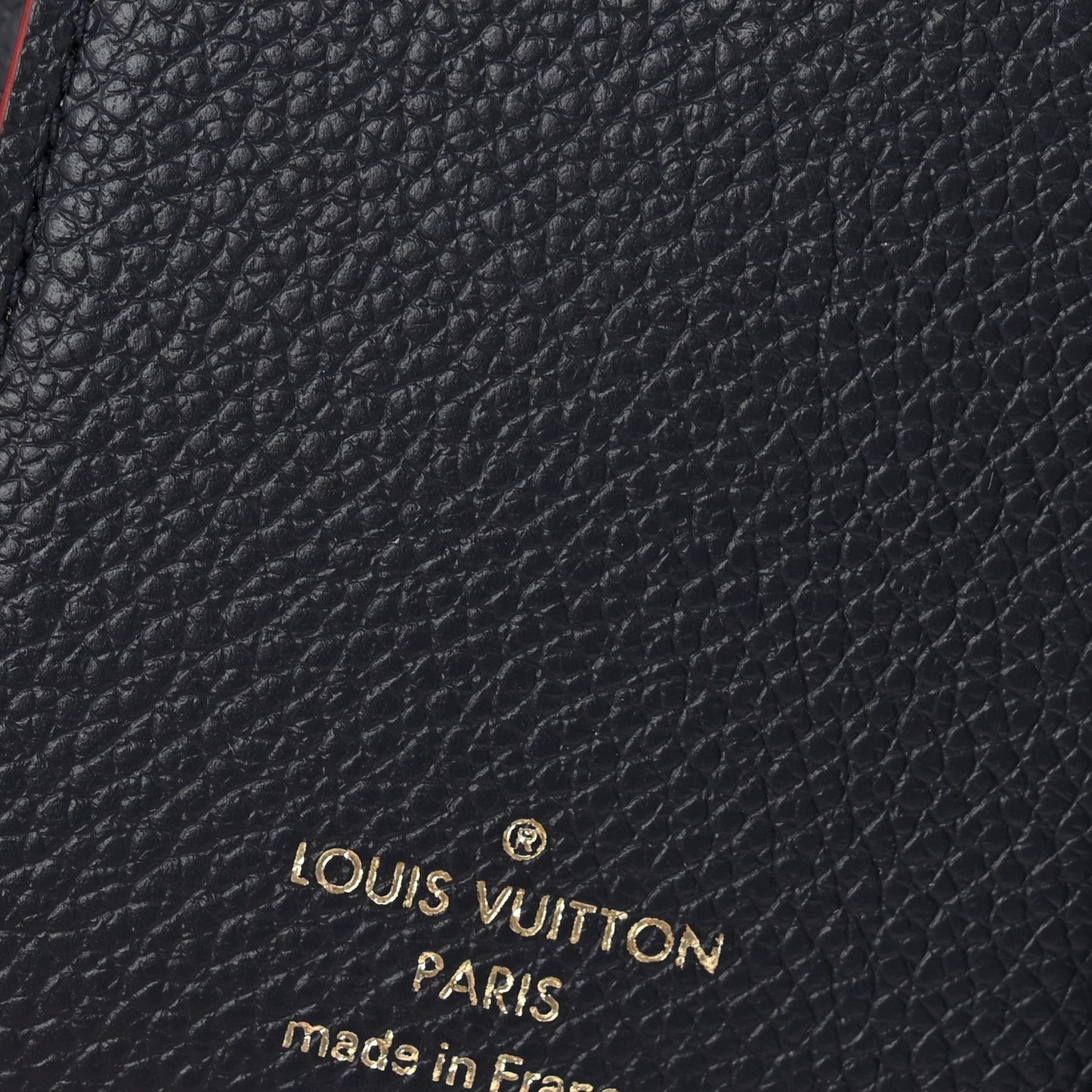 Empreinte Victorine Wallet Marine Rouge