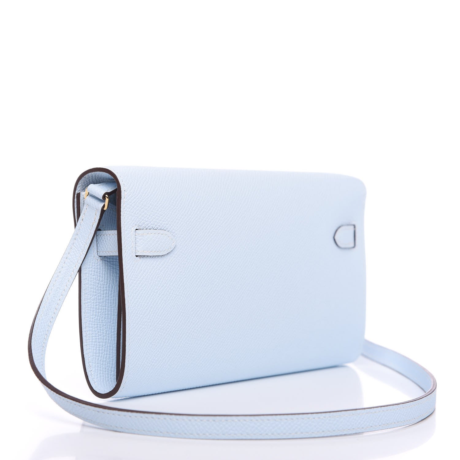 Hermes Epsom Kelly Wallet To Go Bleu Brume 2 of 8