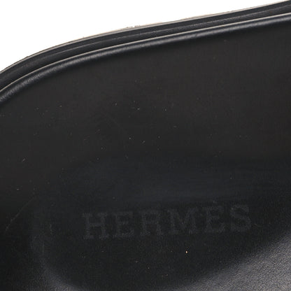 Hermes Calfskin Womens Chypre Sandals 40 Naturel 9 of 10