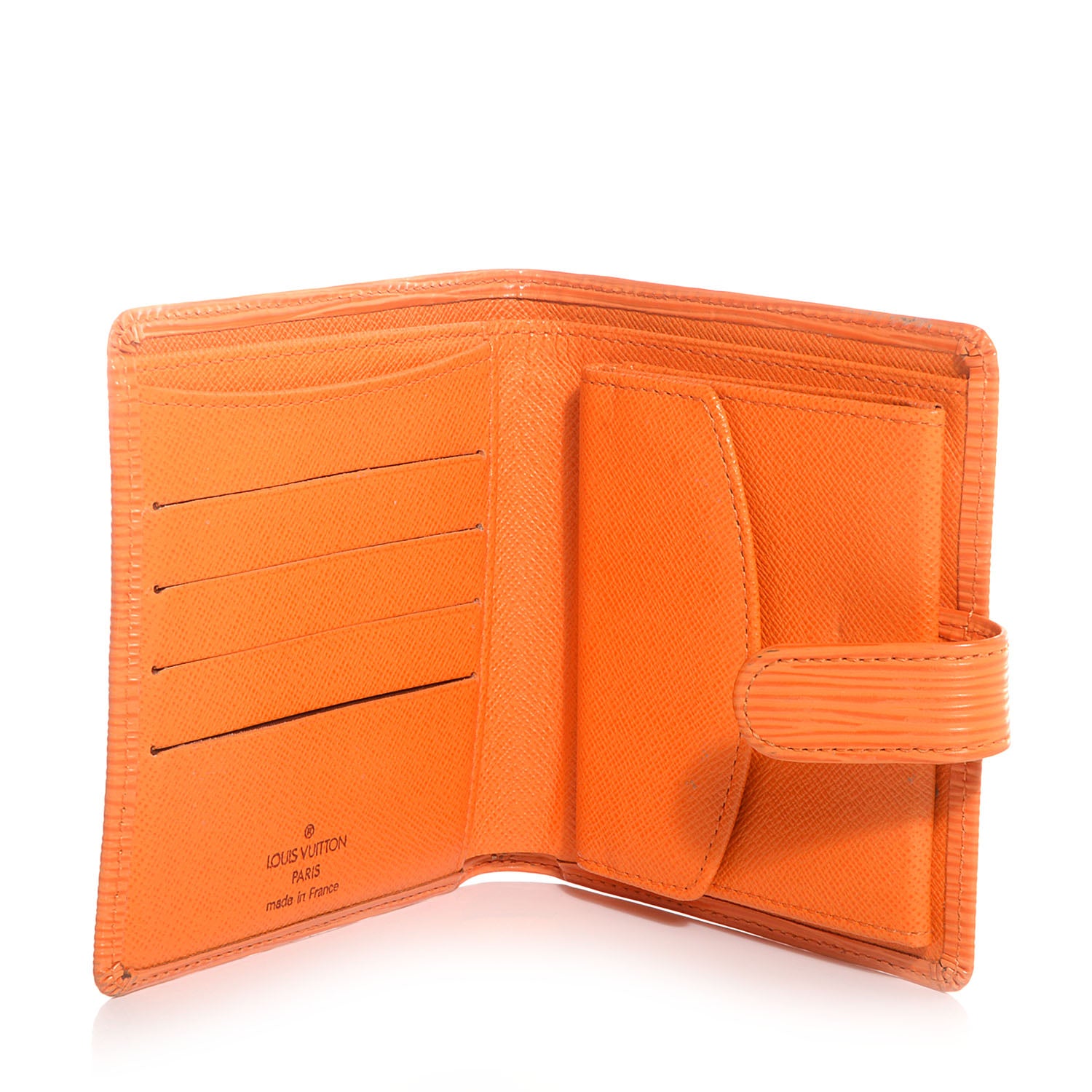 Louis Vuitton Epi Porte-Billets Compact Wallet Mandarin 5 of 7