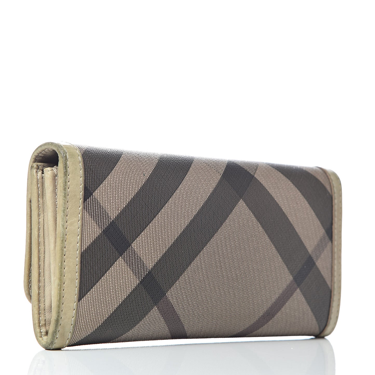 Smoked Check Continental Wallet Trench