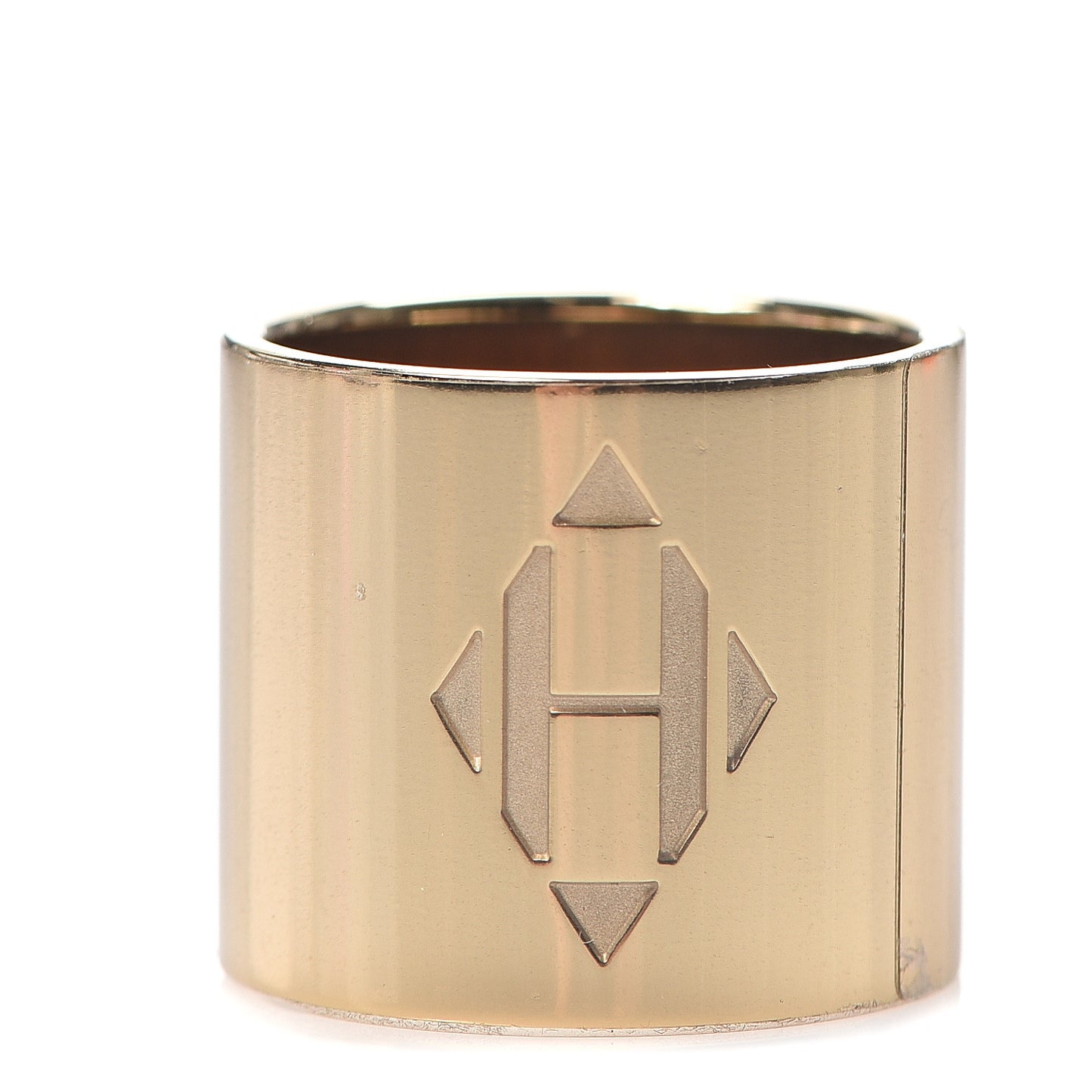 Permabrass Diamante Scarf Ring