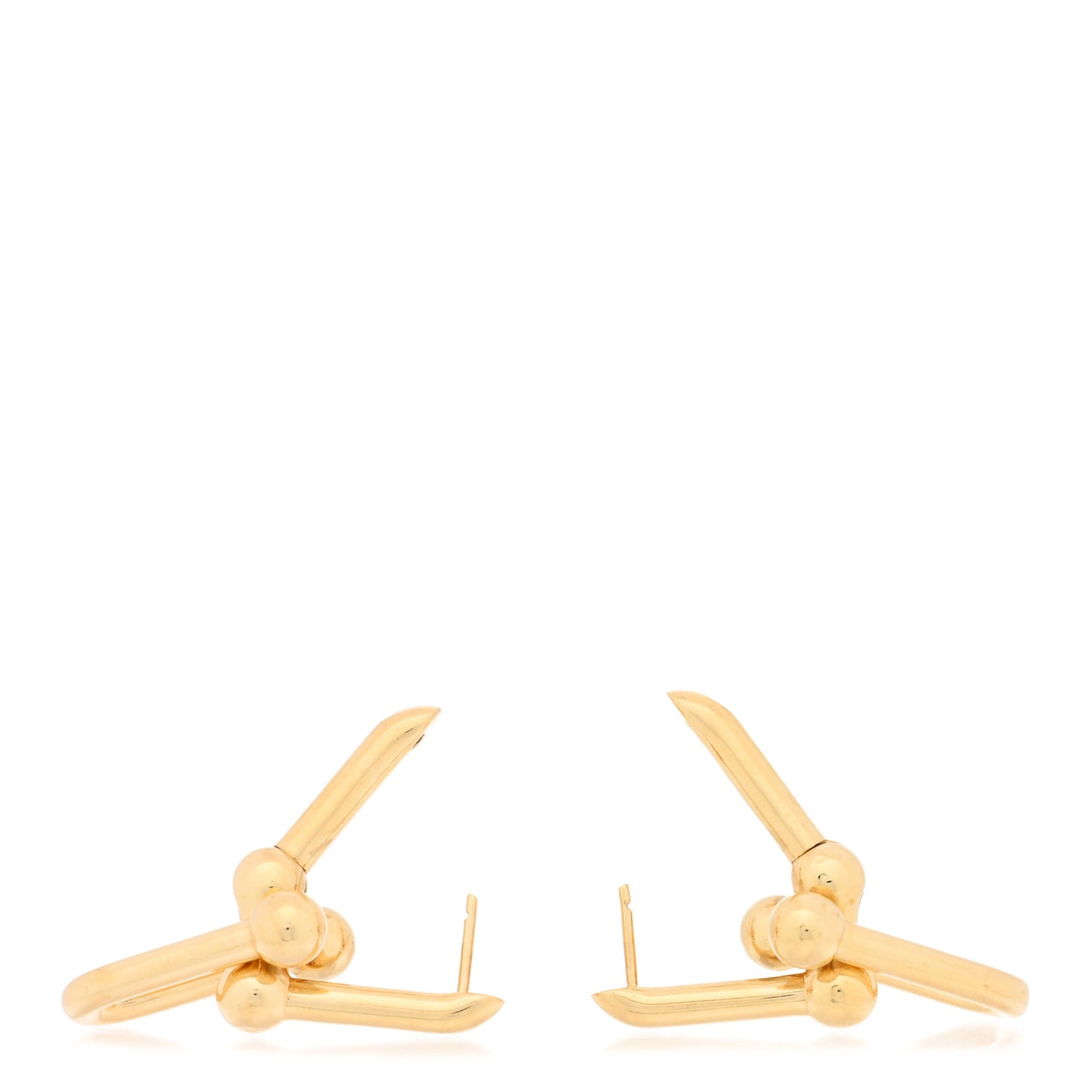 18K Yellow Gold Large HardWear Link Earrings