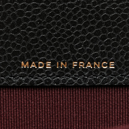 Chanel Caviar Quilted Flap Card Holder Wallet Black 7 of 10