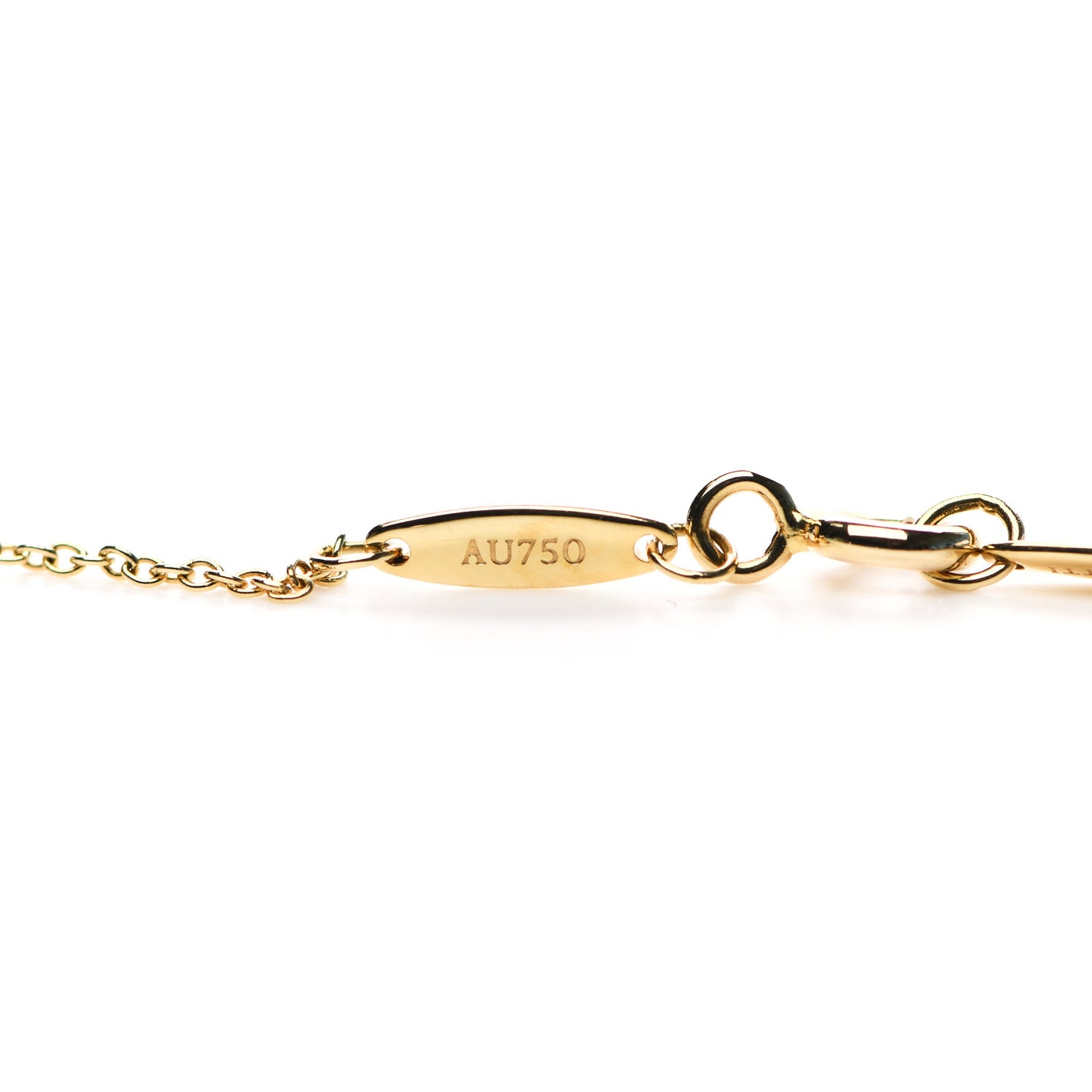 18K Yellow Gold Diamond .28ct Elsa Peretti Diamonds by the Yard Pendant Necklace