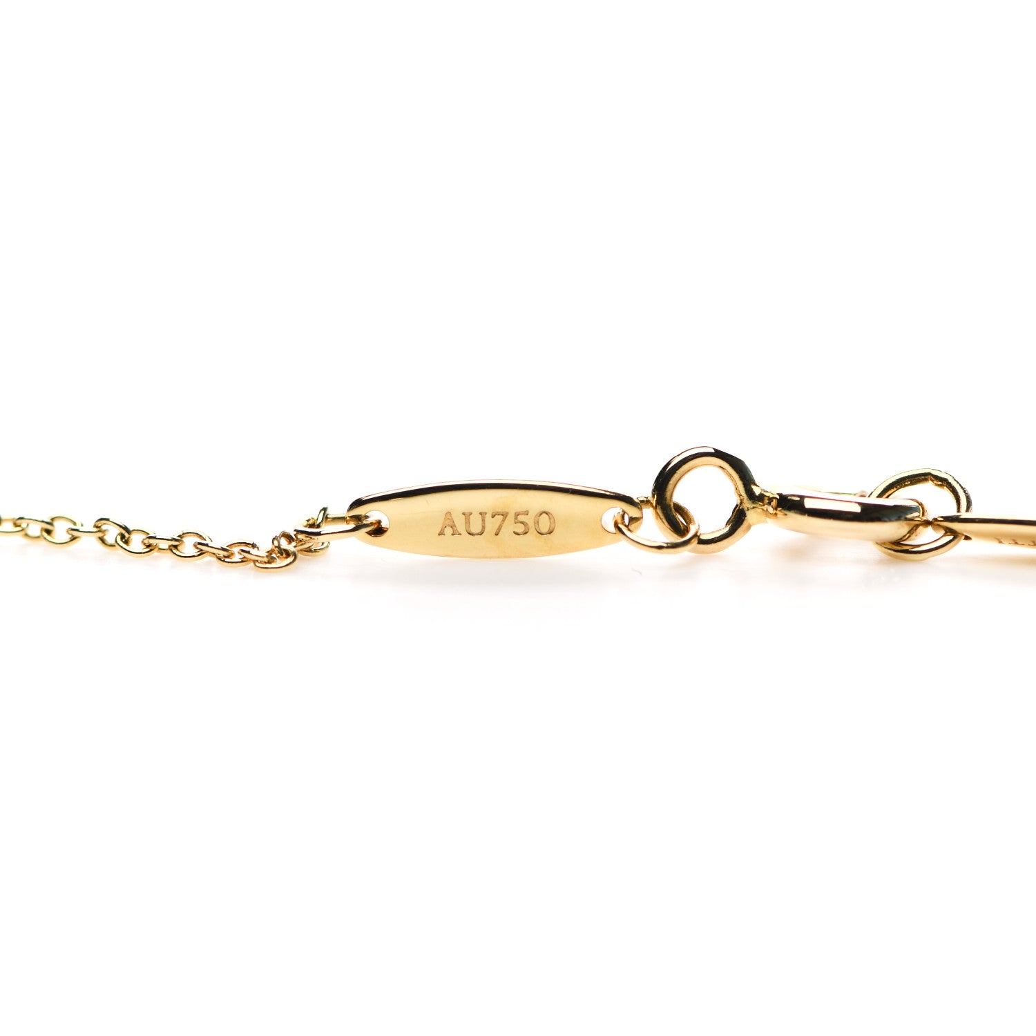 Tiffany 18K Yellow Gold Diamond .28ct Elsa Peretti Diamonds by the Yard Pendant Necklace 4 of 8