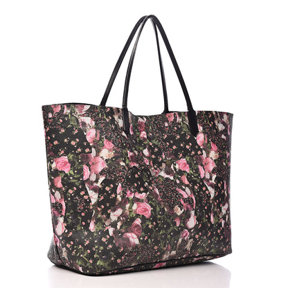 Givenchy Textured Coated Canvas Roses Camouflage Print Large Antigona Tote Black 3 of 18