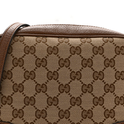 Gucci Monogram Mini Bree Messenger Bag Beige Tabacco 9 of 12