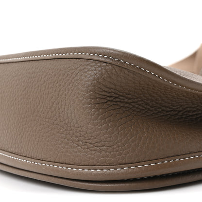 Hermes Taurillon Clemence Evelyne III PM Etoupe 10 of 10