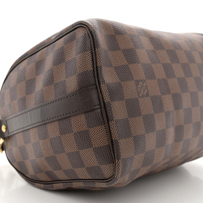 Louis Vuitton Damier Ebene Speedy Bandouliere 25 8 of 9