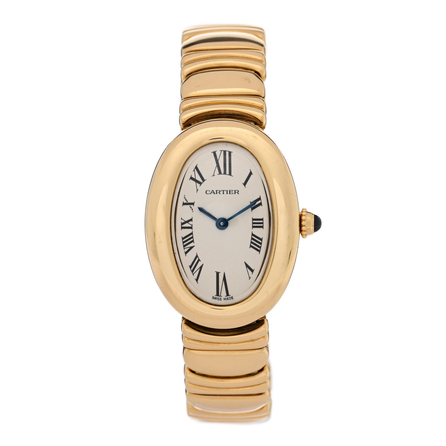 Cartier 18K Yellow Gold 22mm Baignoire Quartz Watch 1 of 4