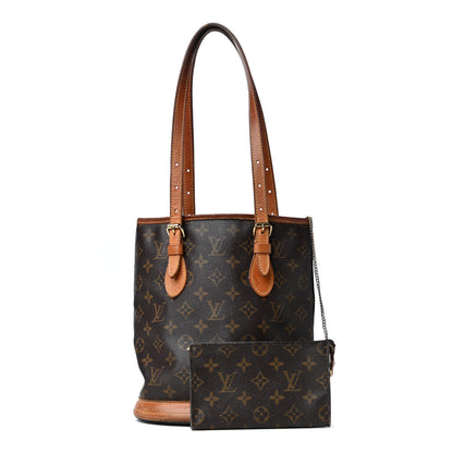 Louis Vuitton Monogram Petit Bucket 23 1 of 16