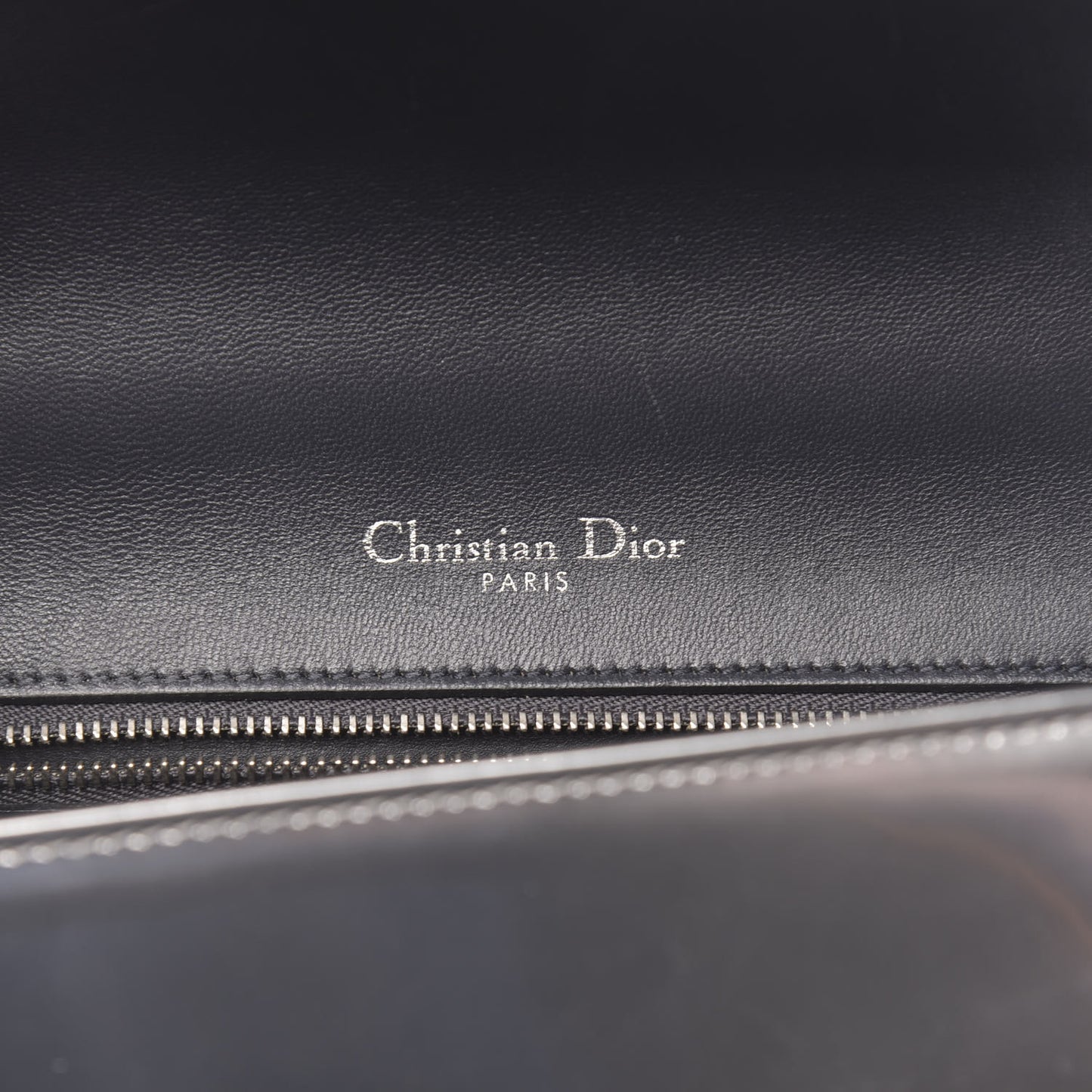 Metallic Patent Micro-Cannage Small Diorama Flap Bag Silver