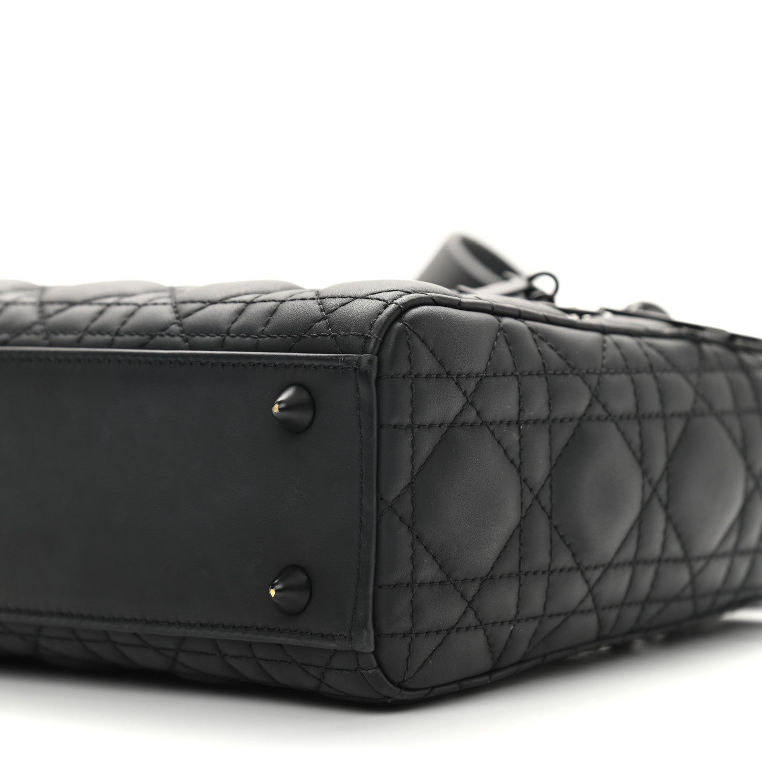 Christian Dior Ultra Matte Calfskin Cannage Small My ABCDior Lady Dior Black 10 of 12