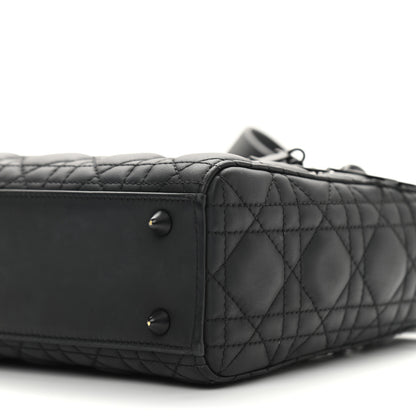Christian Dior Ultra Matte Calfskin Cannage Small My ABCDior Lady Dior Black 10 of 12