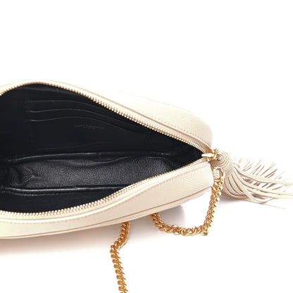Saint Laurent Grain De Poudre Matelasse Monogram Mini Lou Camera Bag New Powder 4 of 5