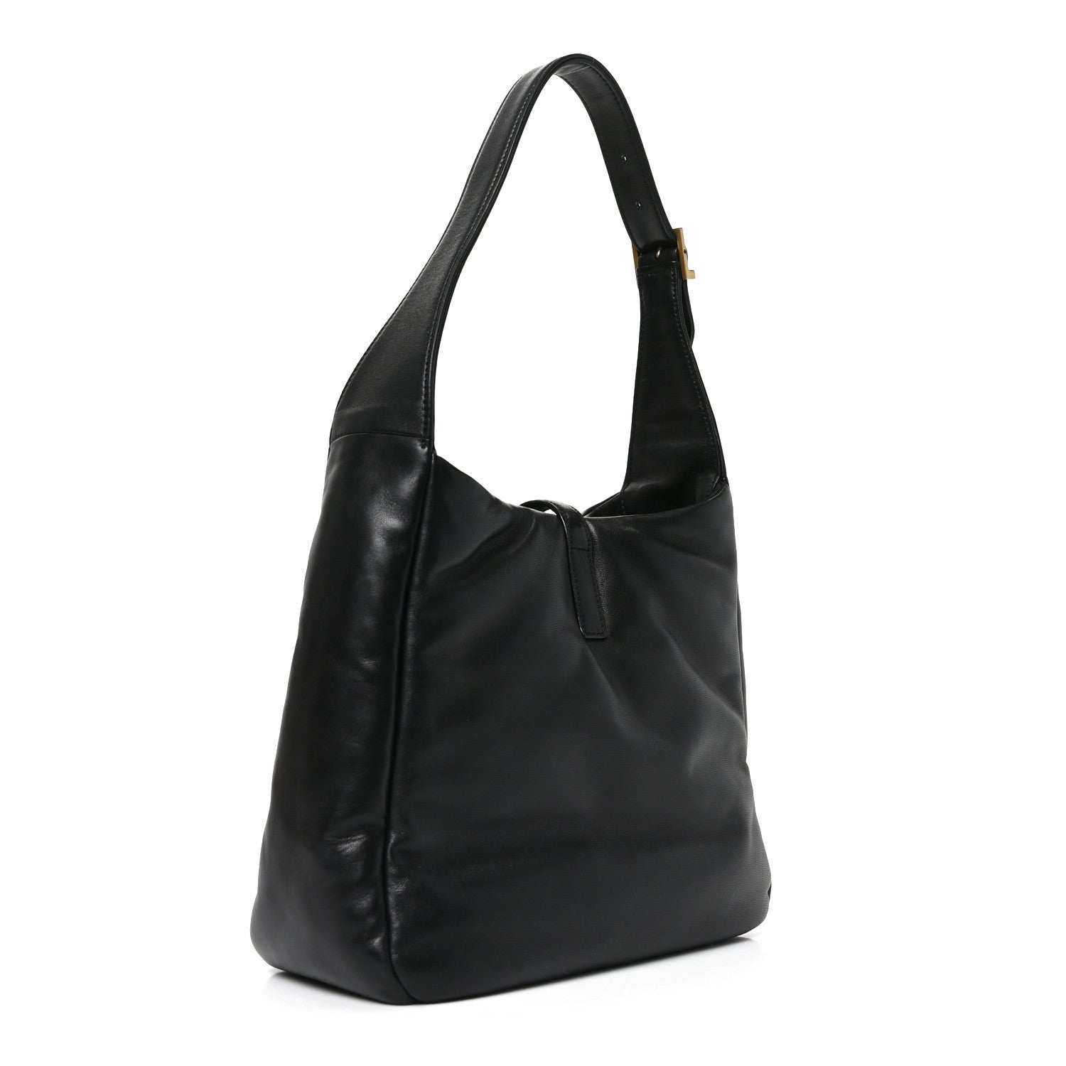Saint Laurent Padded Lambskin Small Le 5 A 7 Supple Hobo Black 3 of 10