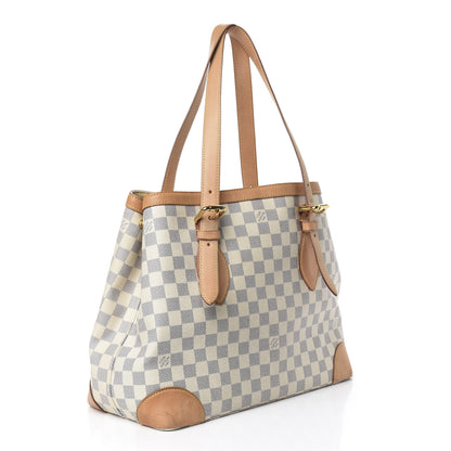 Louis Vuitton Damier Azur Hampstead MM 3 of 17