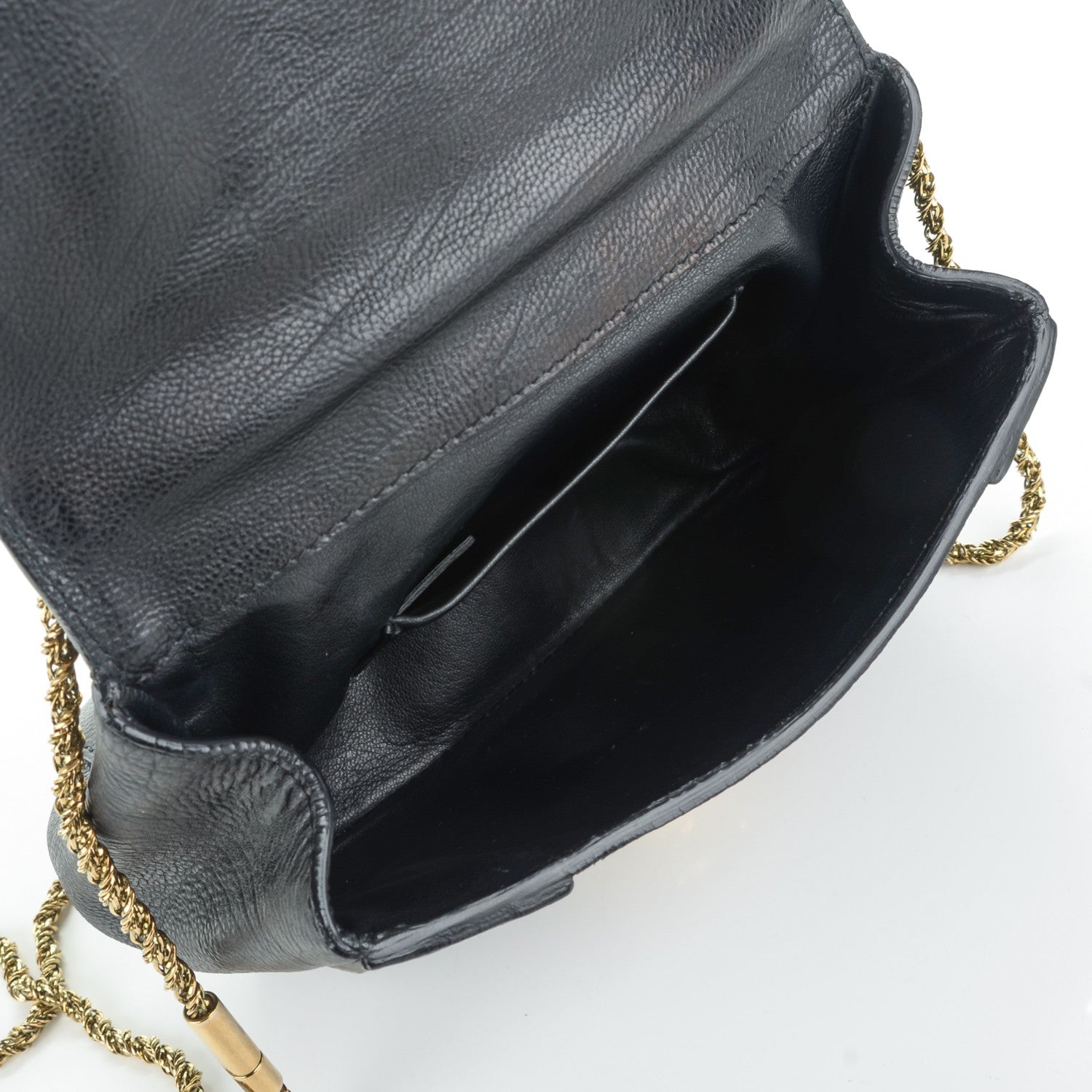 Chloe Goatskin Small Elsie Shoulder Bag Black 5 of 7