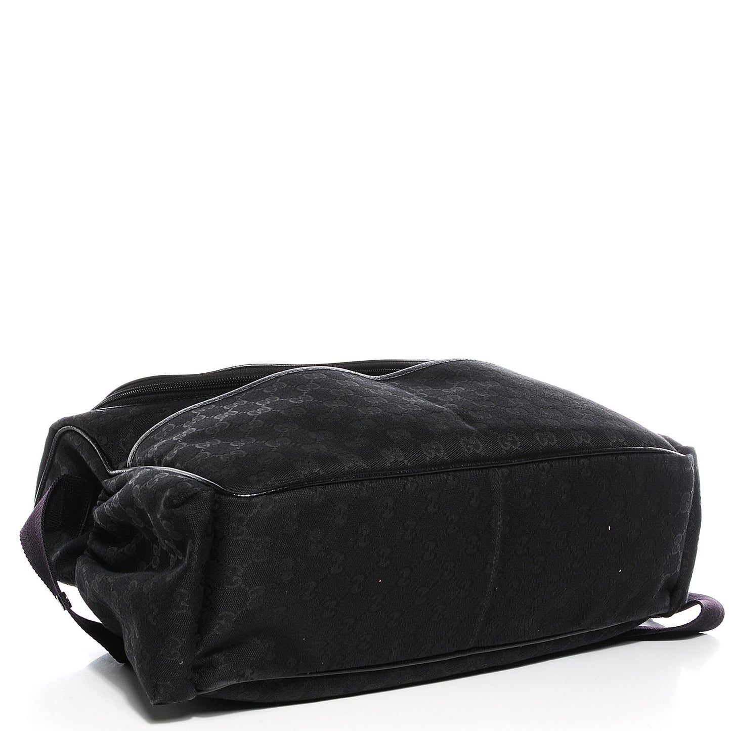 Monogram Large Diaper Bag Black