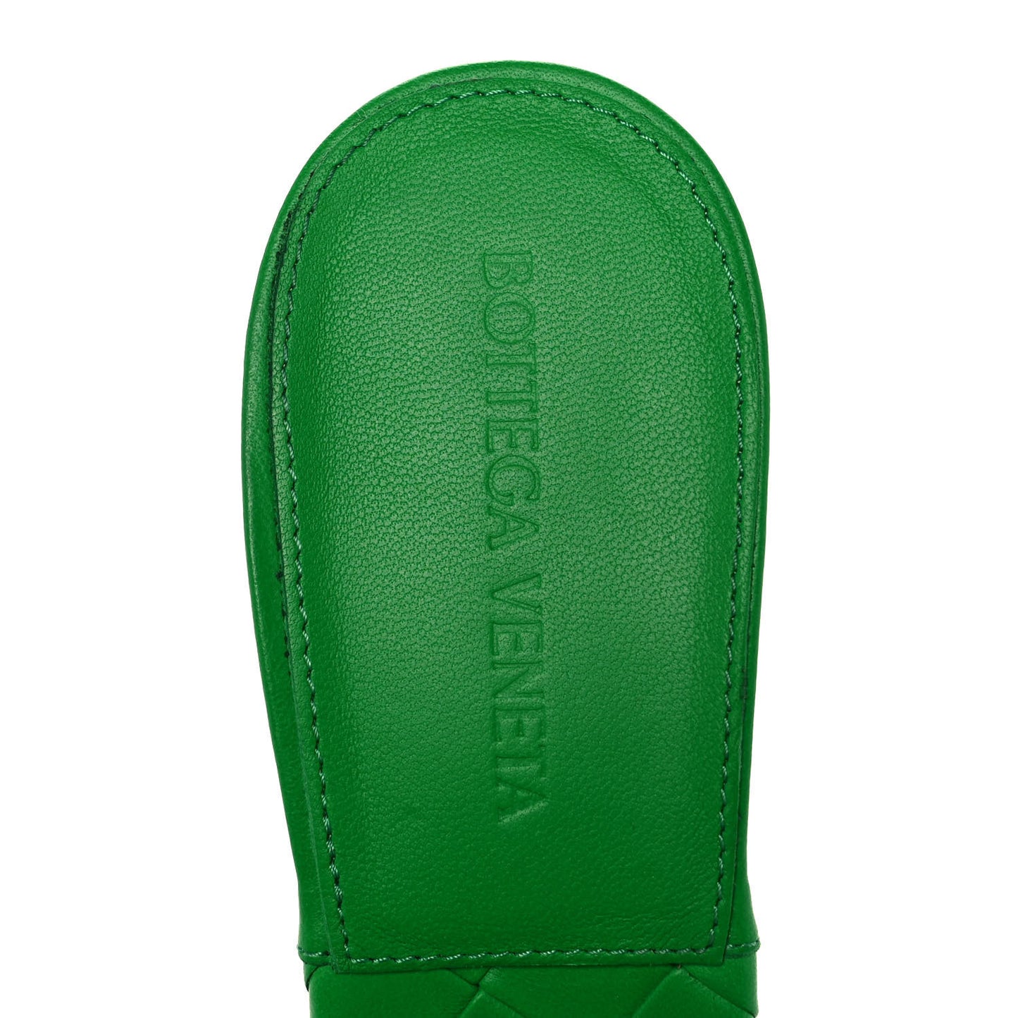 Nappa Maxi Intrecciato Lido 90mm Mule Sandals 38 Grass