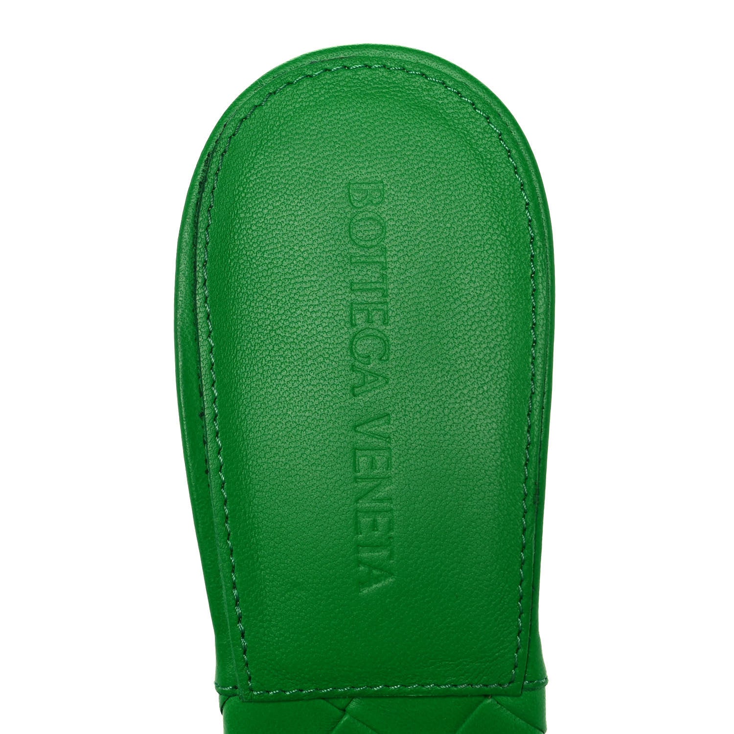 Bottega Veneta Nappa Maxi Intrecciato Lido 90mm Mule Sandals 38 Grass 7 of 8