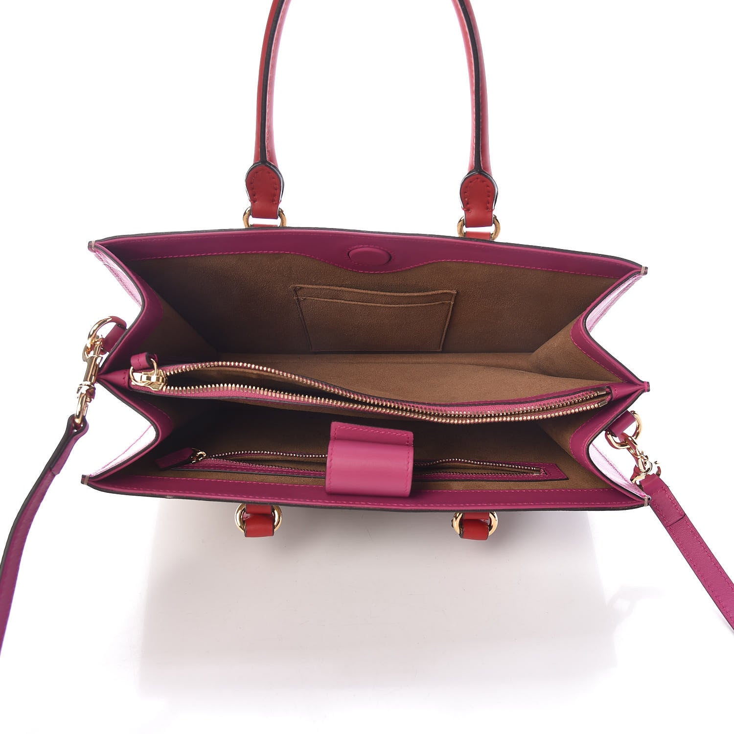 Gucci GG Supreme Monogram Small Top Handle Bag Beige Ebony Hibiscus Red New Rosette 5 of 13