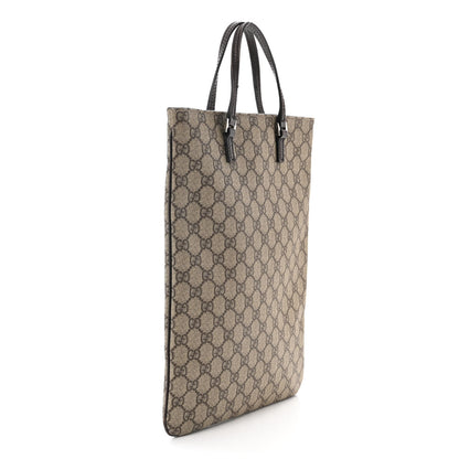 Gucci GG Plus Monogram Flat Vertical Tote Dark Brown 3 of 11
