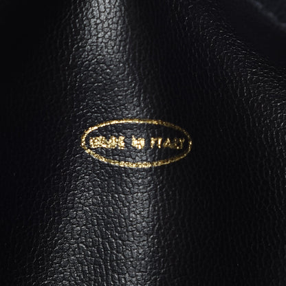 Chanel Lambskin CC Drawstring Bag Black 6 of 8