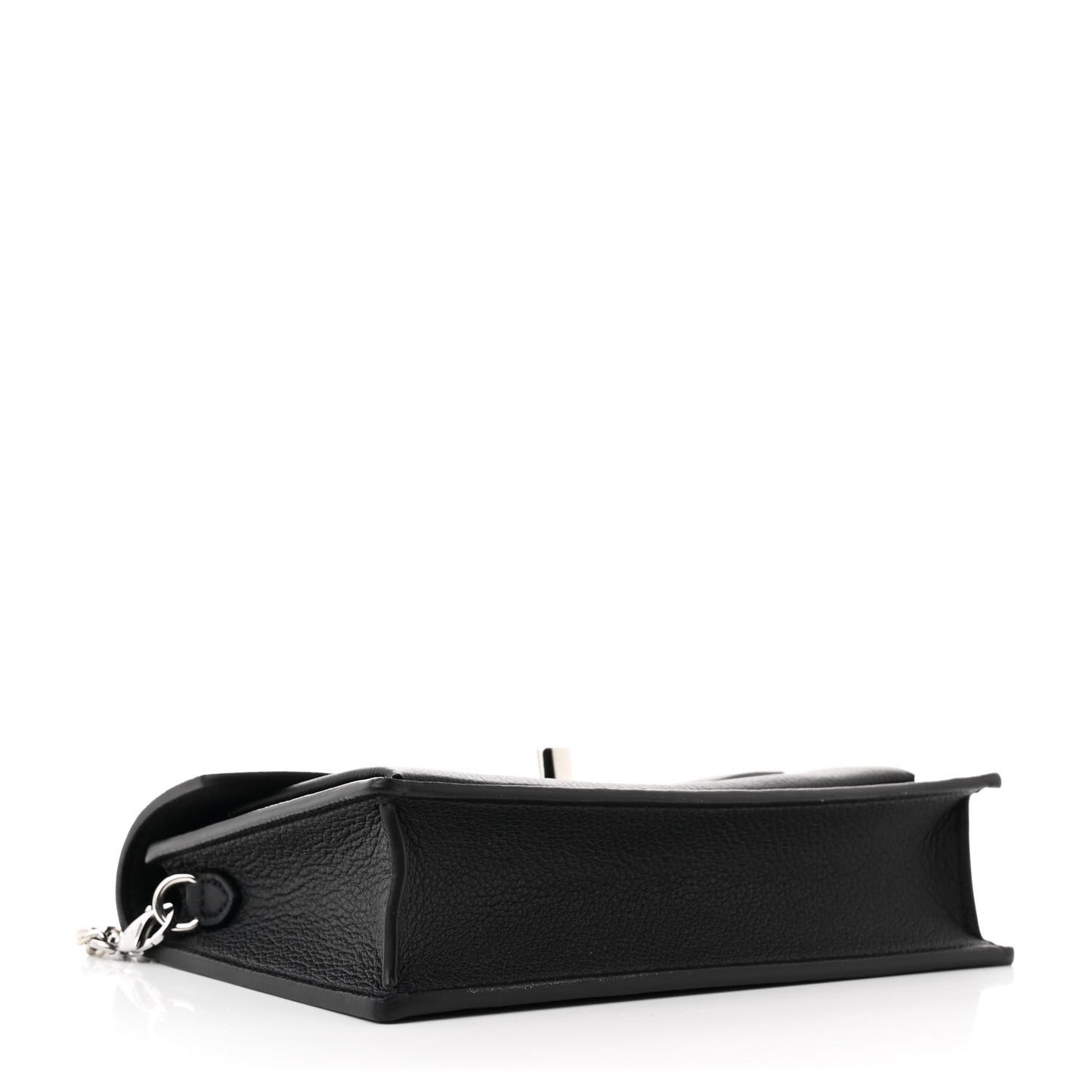 Soft Calfskin My Lockme Chain Pochette Black