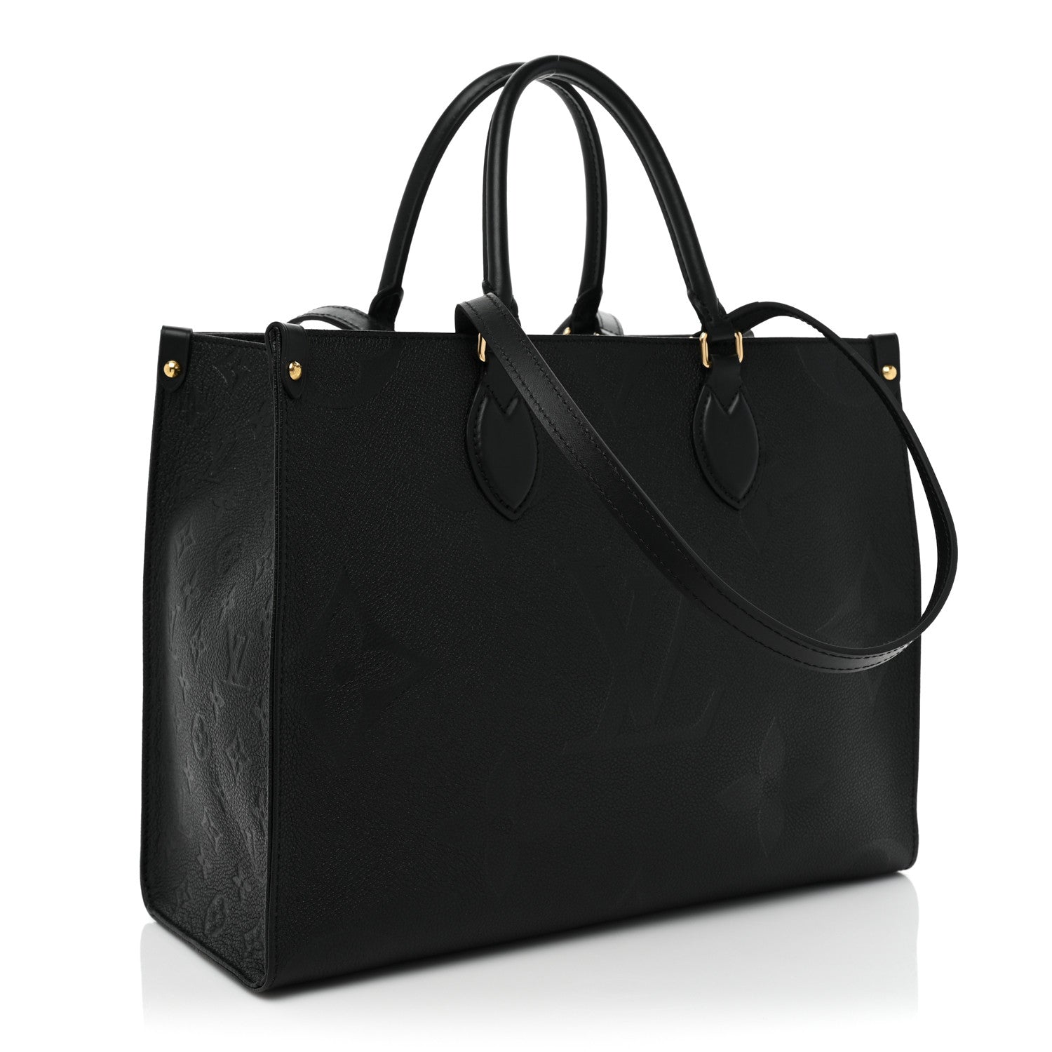 Louis Vuitton Empreinte Monogram Giant Onthego MM Black 3 of 7