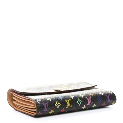 Louis Vuitton Monogram Multicolor Alexandra Wallet Black 4 of 16