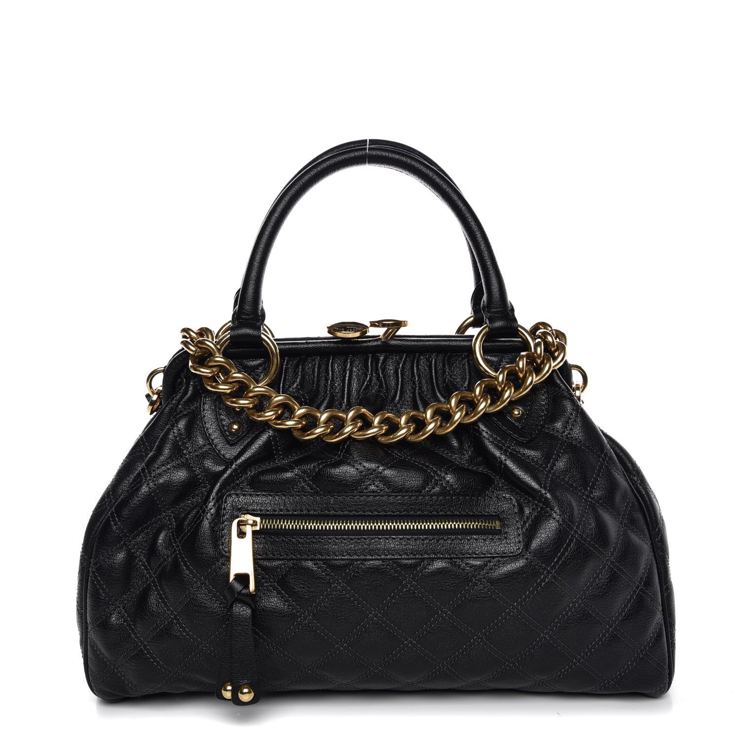Marc Jacobs Calfskin Quilted Stam Black 1 of 13