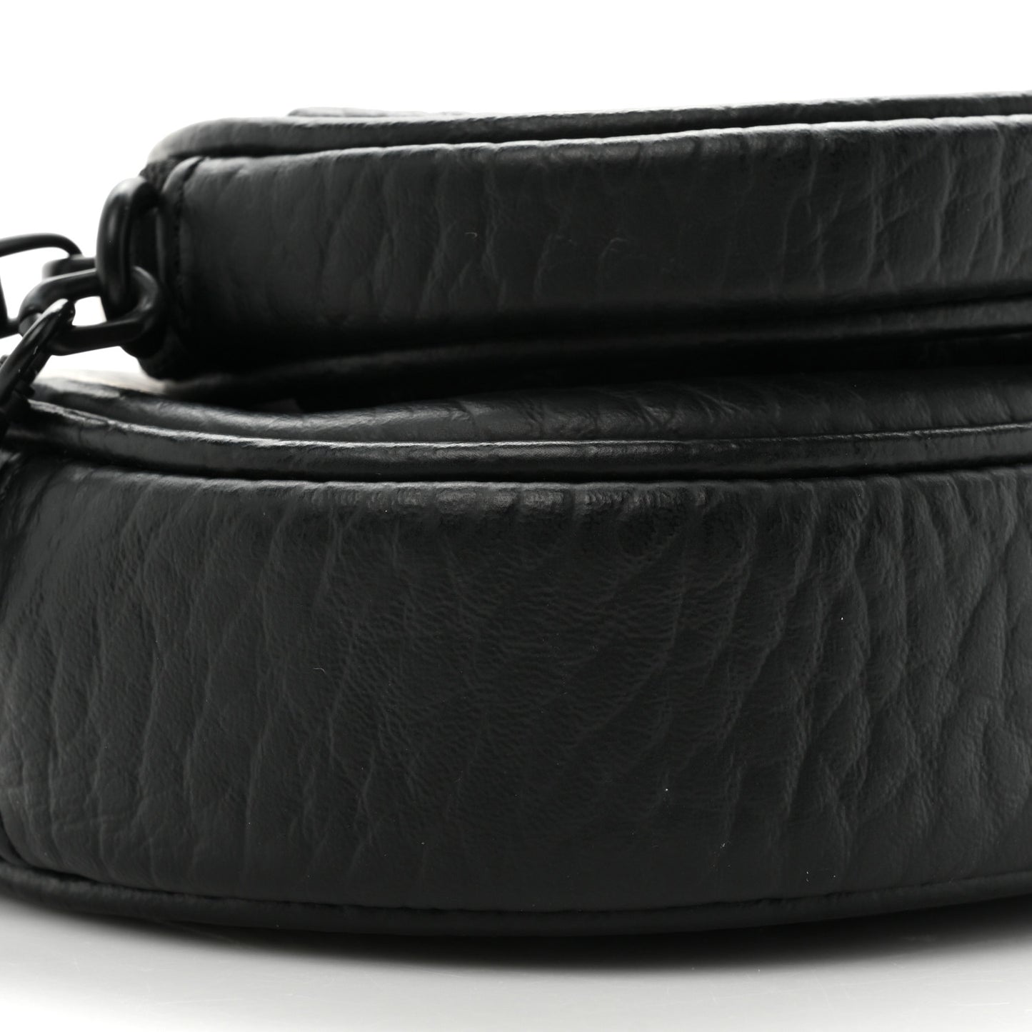 Checkerboard Visetos Small Aren Multifunction Crossbody Pouch Black White