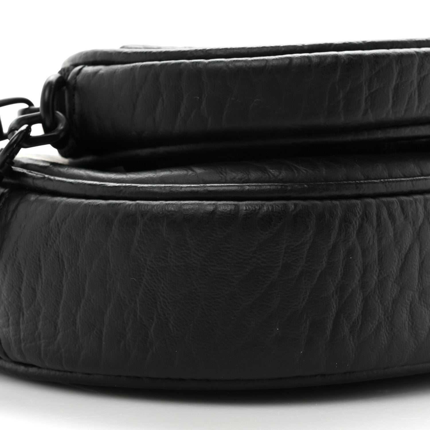 MCM Checkerboard Visetos Small Aren Multifunction Crossbody Pouch Black White 10 of 13