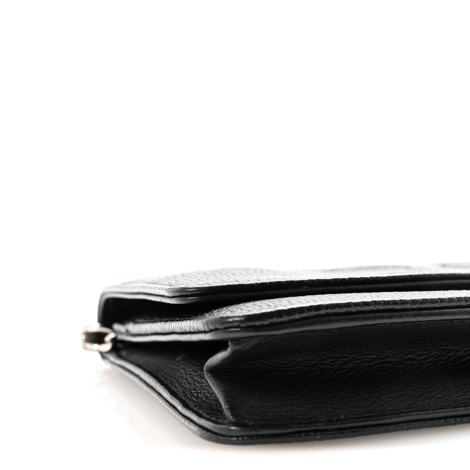 Chanel Caviar Timeless CC Wallet On Chain WOC Black 9 of 11