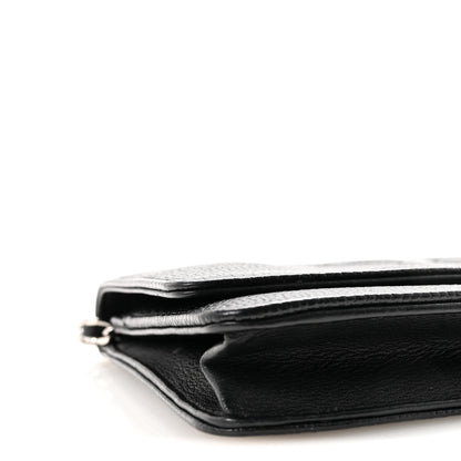 Chanel Caviar Timeless CC Wallet On Chain WOC Black 9 of 11