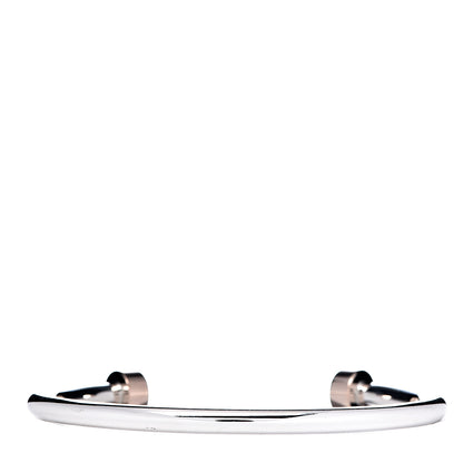 Tiffany Sterling Silver Rubedo Return to Tiffany Narrow Circle Edge Cuff Bracelet 3 of 5