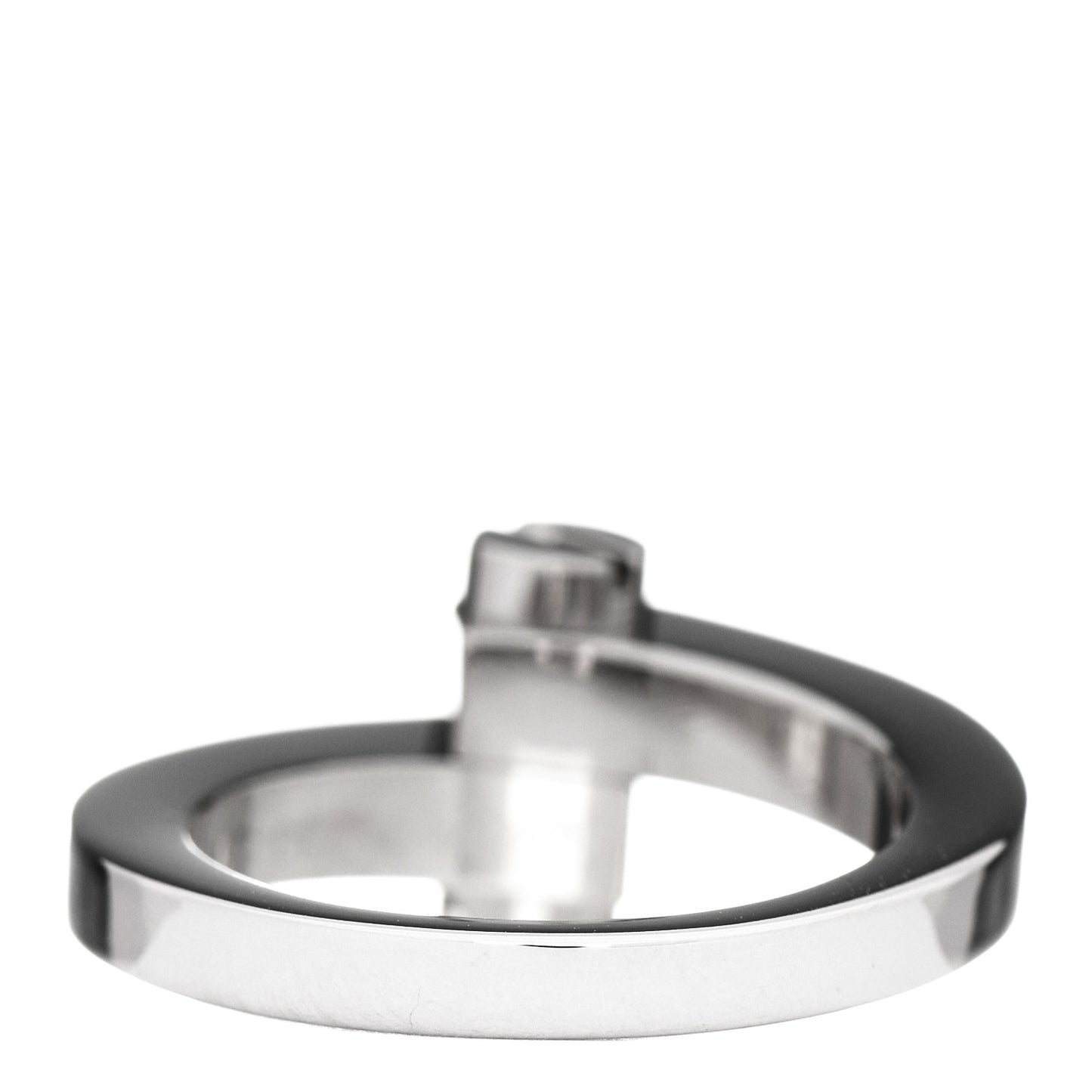 18K White Gold Menotte Ring 59 8.75