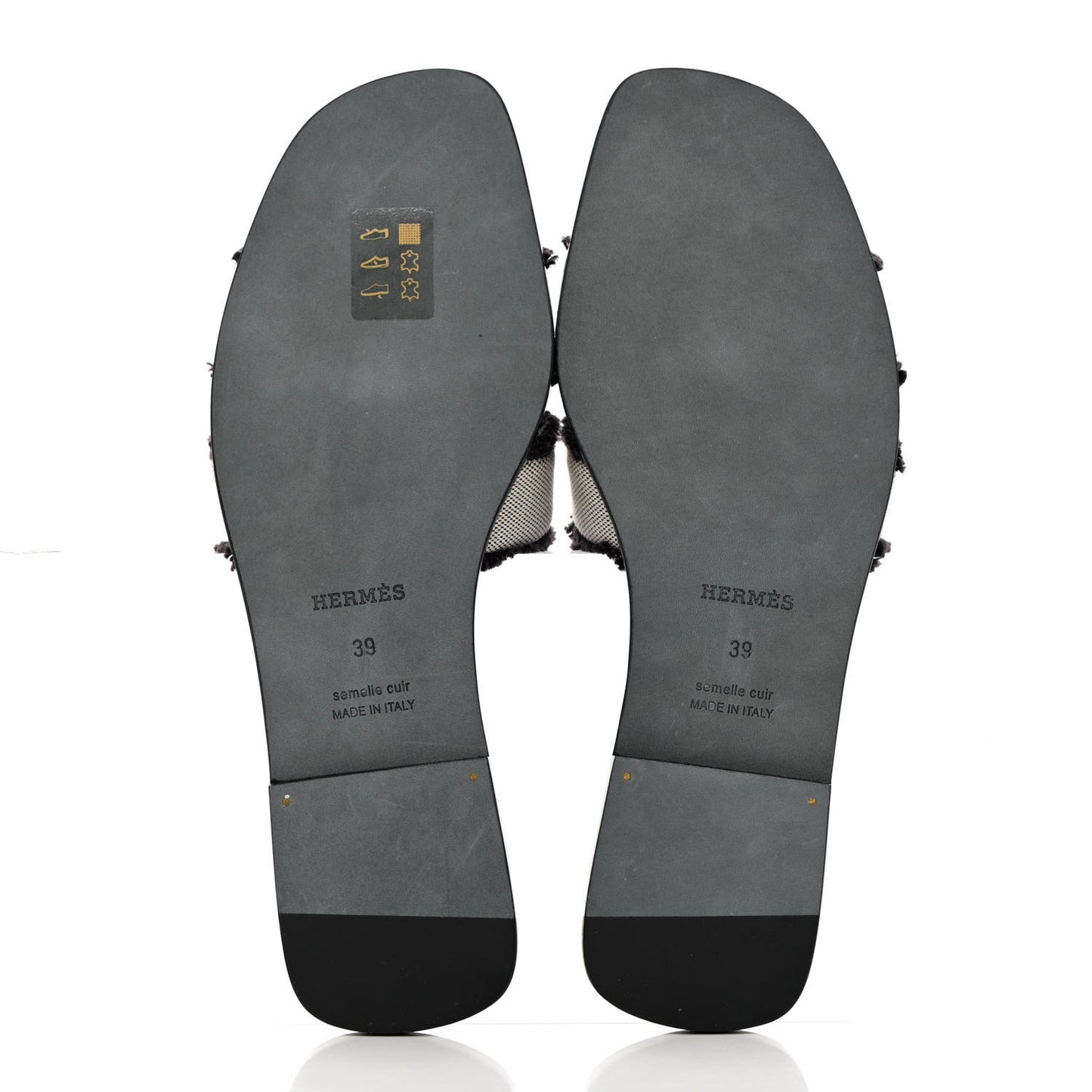 Toile H Oran Fringe Sandals 39 Prunoir