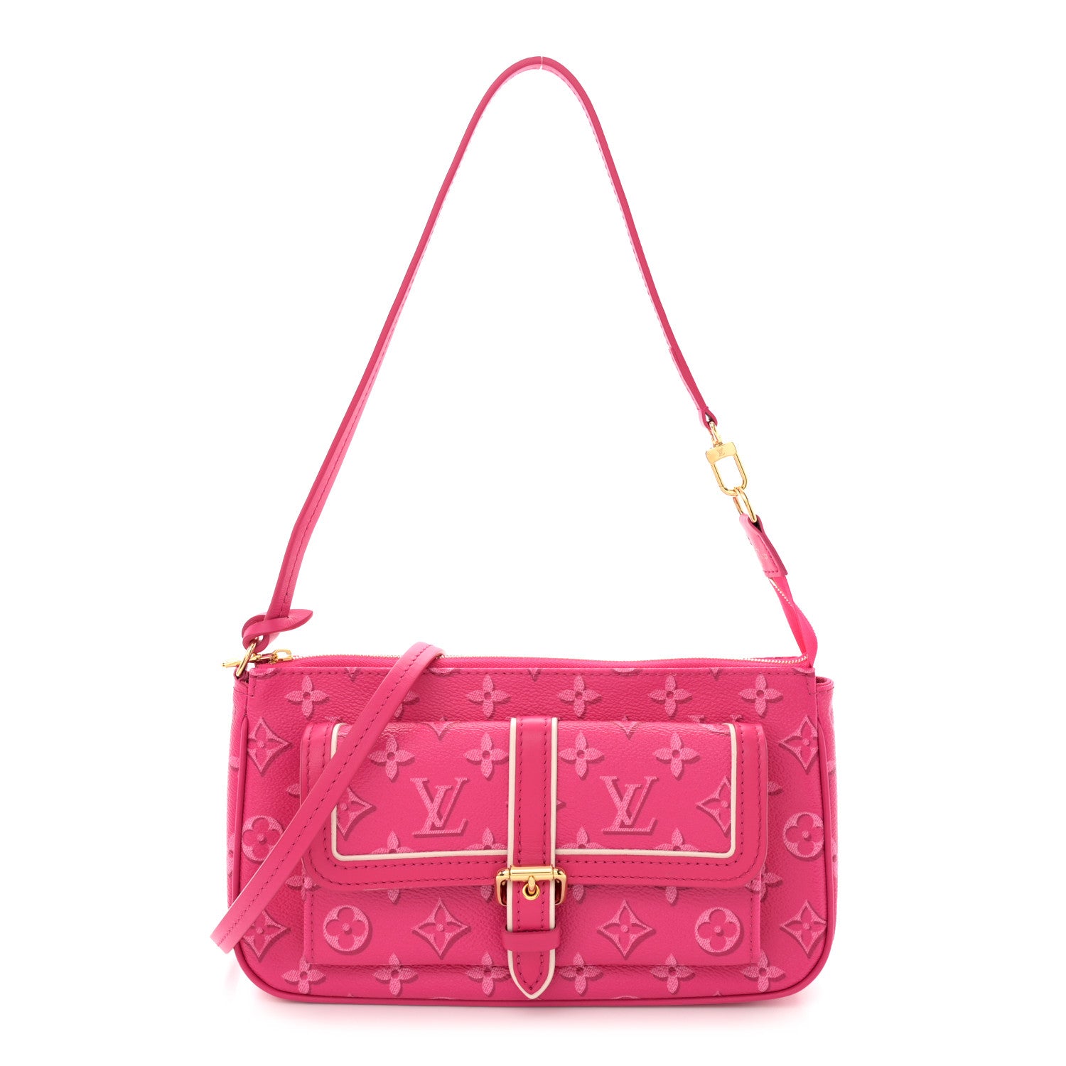 Louis Vuitton Monogram Fall For You Maxi Multi Pochette Accessories Fuchsia 1 of 10