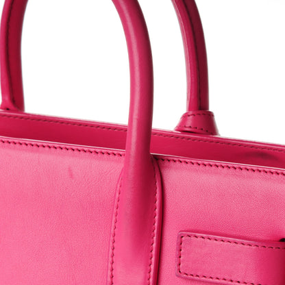 Saint Laurent Calfskin Nano Sac De Jour Lipstick Fuchsia 11 of 12