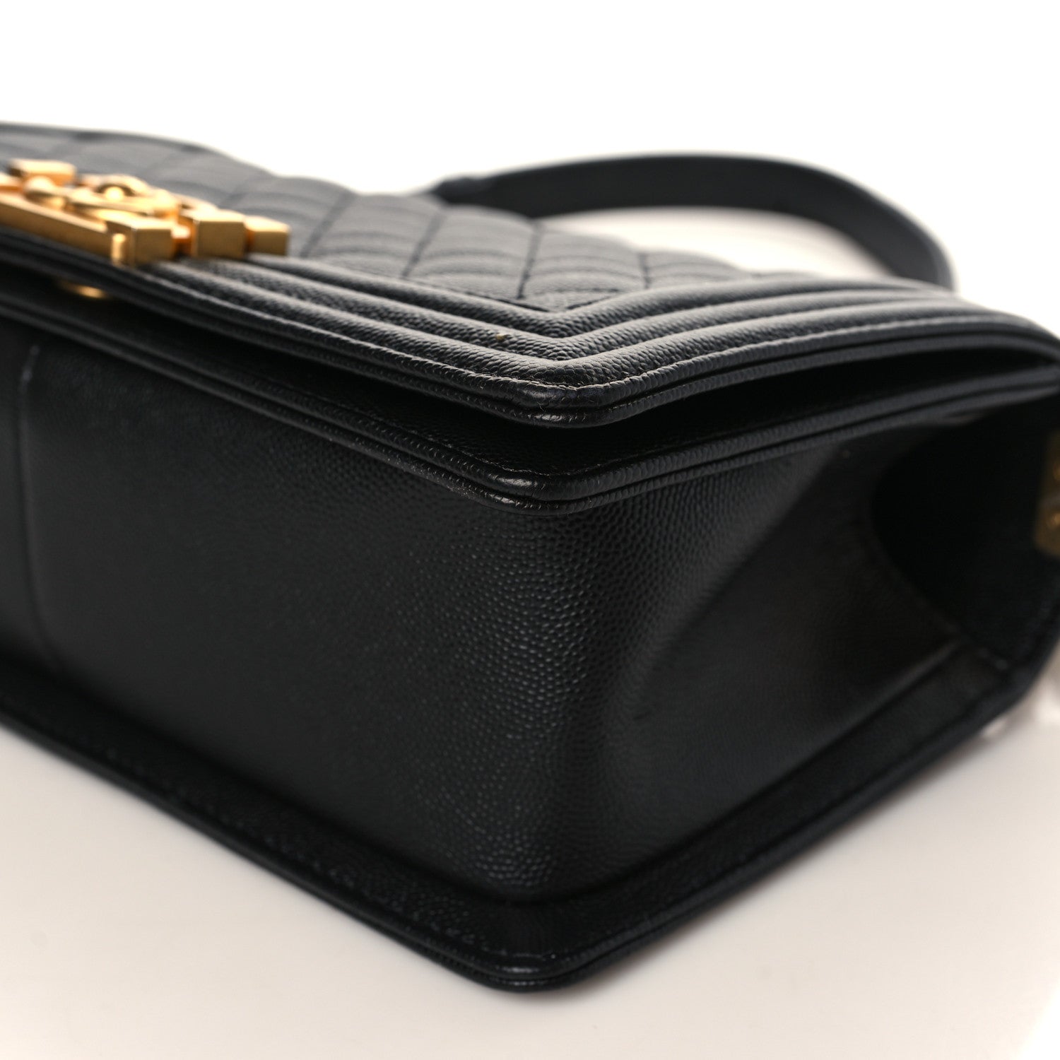 Chanel Caviar Quilted Medium Boy Flap Black 9 of 10