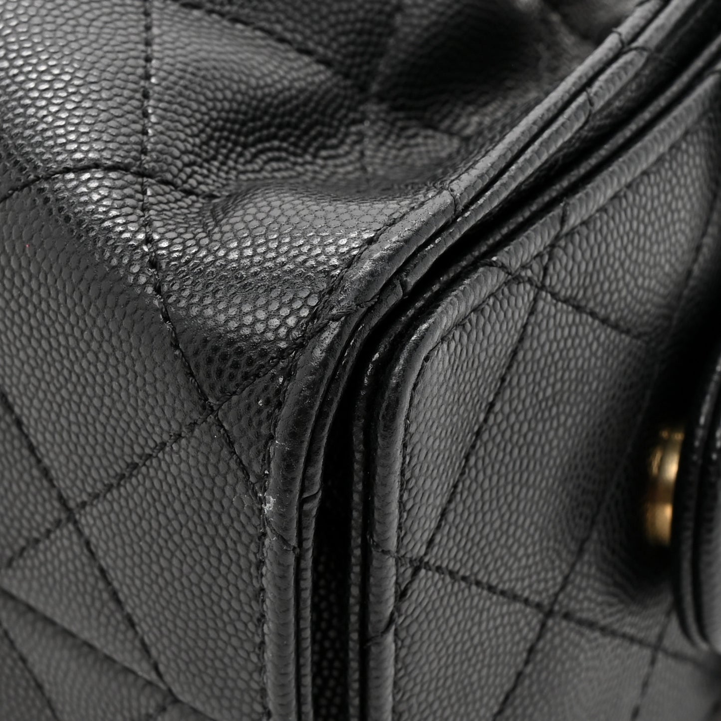 Caviar Quilted Mini Chanel 25 Handbag Black