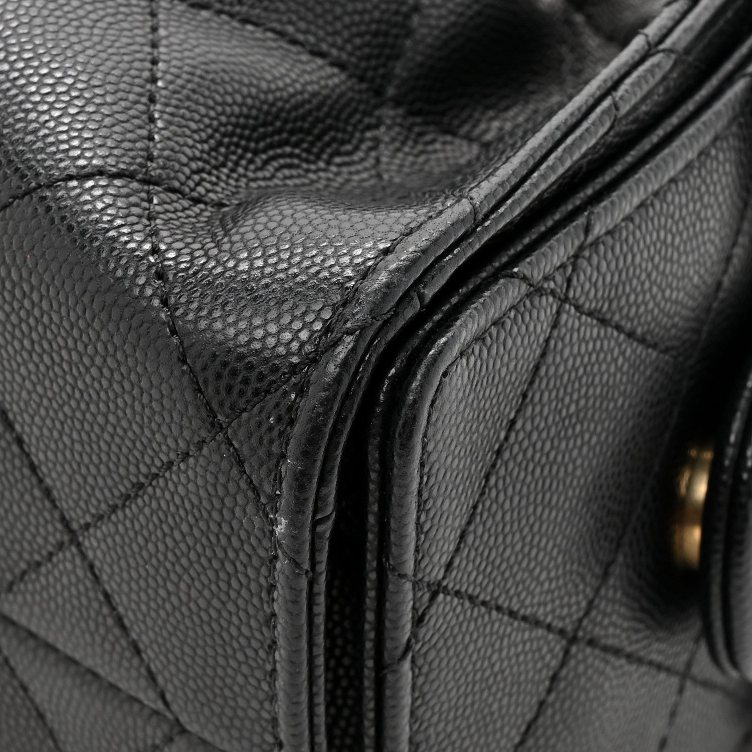 Chanel Caviar Quilted Mini Chanel 25 Handbag Black 11 of 11
