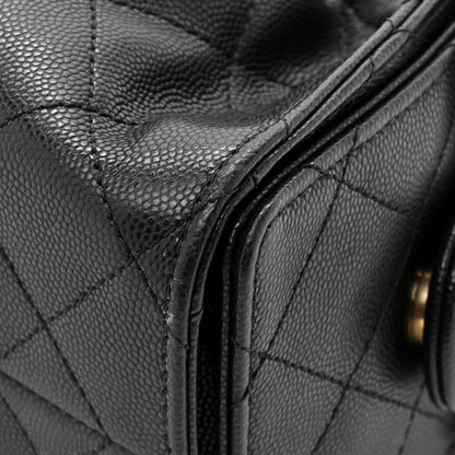 Chanel Caviar Quilted Mini Chanel 25 Handbag Black 11 of 11